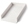thumbnail image 2 of Organizador de escritorio de gran capacidad, tamaño A4, montaje DIY, resina ABS duradera, organizador de archivos de escritorio, gris, blanco, caja de almacenamiento A4, 32,5 x 24 x 5, 2 of 5