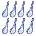 thumbnail image 1 of 10pcs Chinese Soup Spoons Blue & White Porcelain Soup Spoon Ceramic Dinner Tableware, 1 of 3