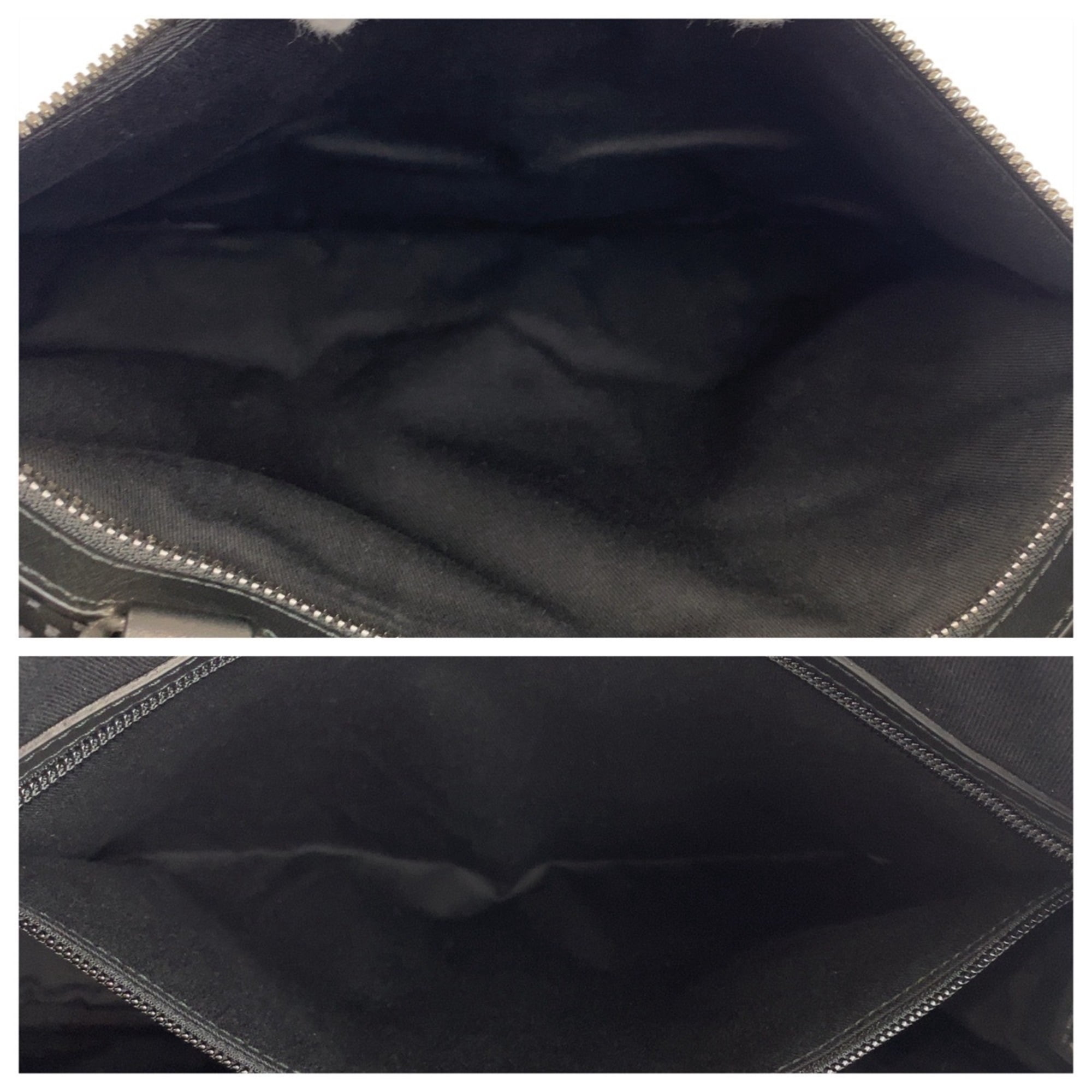 Pre-Owned BALLY HVLK Men's Perforated Black Leather Briefcase with Silver Hardware