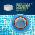 Floating Pool Bromine Dispenser with PopUp Refill Indicator 8inch