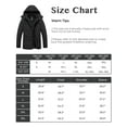thumbnail image 7 of Ampake Men's Winter Coat Padded Jacket Warm Puffer Hooded Coat Black S, 7 of 7