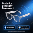 thumbnail image 3 of GenXenon Bluetooth Smart Glasses Polarized Sunglasses for Men Women,Open-Ear Audio Wireless Sunglasses,Multi-Language Translation,Hands-Free Calls & Music,UV400 Protection,Voice Assistant, 3 of 10