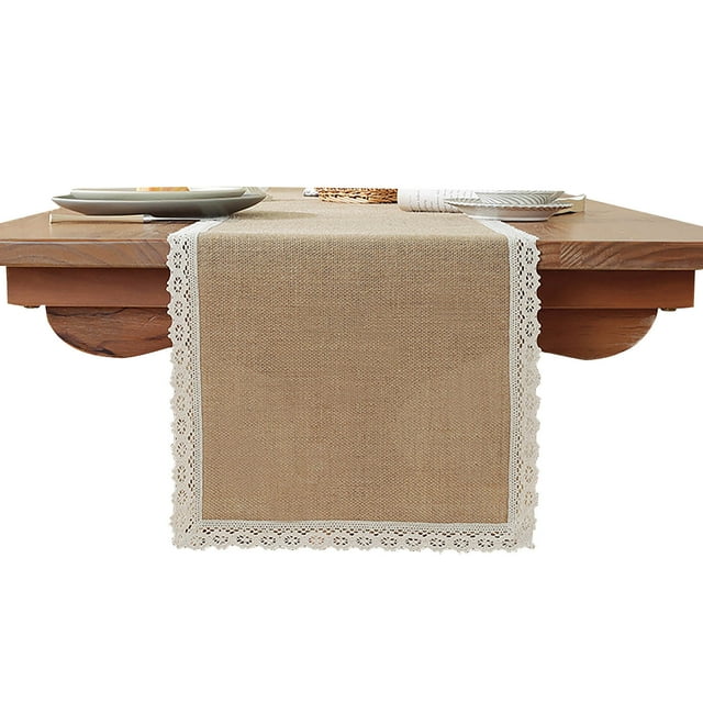 Home Kitchen Bathroom Textile Deals!Pcksrro Table Flag Festival Natural Linen Weaving Party Decoration Decoration Foyer Chest Cover Handkerchief
