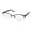 Black, variant on VERA WANG LUXE ASTER CATEYE/BUTTERFLY HALF-RIM TITANIUM EYEGLASS FRAME/GLASSES