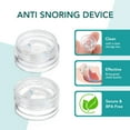 thumbnail image 4 of 6PC Anti Snoring Devices, Magnetic Nose Clips for Better Breathing, Reusable Nasal Dilator Sleep Aid for Men and Women, 4 of 9