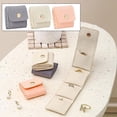 thumbnail image 6 of YiJuHu 1pcs Mini Travel Jewelry Roll Bag with Buckle, Foldable Multifunctional Mini Travel Jewelry Case, Small Jewelry Bags Storing Rings, Necklaces, Earrings, 6 of 6