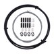 thumbnail image 4 of Juego de cables y fundas para freno de bicicleta, cable de cambio y desviador para piezas de bicicleta de carretera Negro, 4 of 9