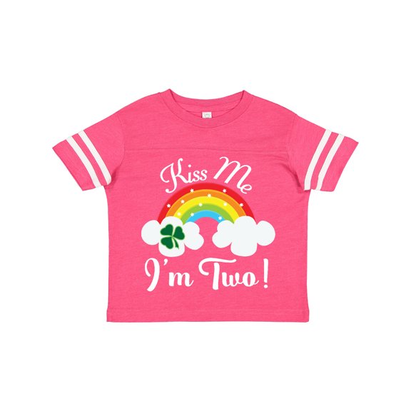 Inktastic 2nd Birthday Kiss Me I'm Two Boys or Girls Toddler T-Shirt