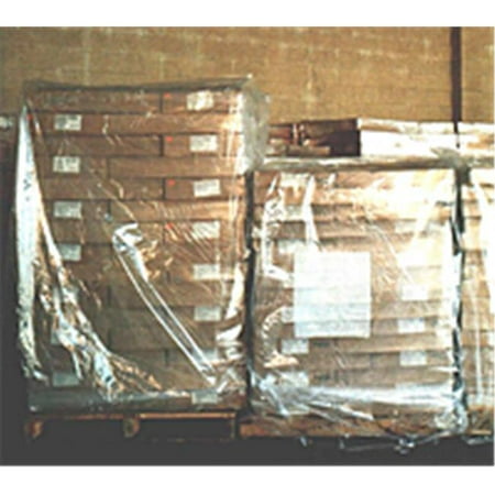 3 Mil Pallet Covers - Box Partners PC174 52 in. x 48 in. x 73 in.- 3 Mil Clear Pallet Covers