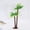 Green, variant on SPRING PARK Plastic Artificial Plant Mini Coconut Tree Wedding Party Cake Decorating Tool