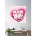 thumbnail image 2 of Cardiac Nurse Poster Wall Art, Modern Wall Decor, 16x16 UNFRAMED, 2 of 3