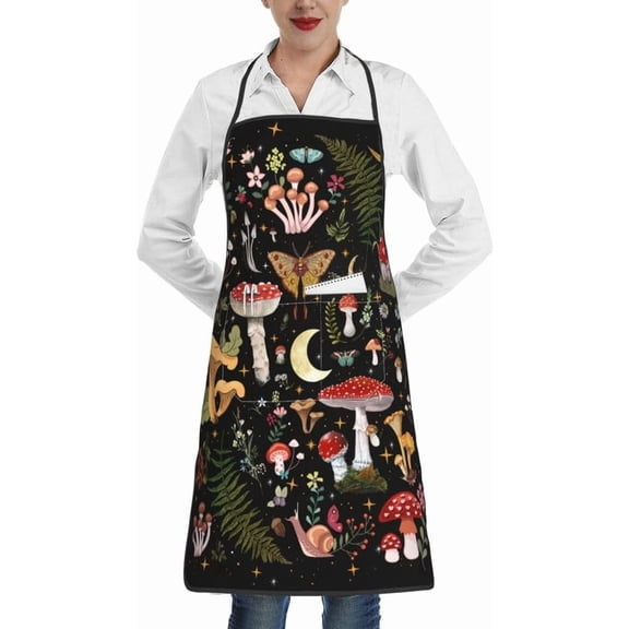 Women Men Bib Aprons Kitchen Chef Cooking Apron For Grilling Bbq Painting