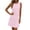 *Pink, variant on VBVC Women's Sleeveless Textured Swing Dress,Ladies Crew Neck Casual A-Line Mini Dress,Loose Fit Summer Tank Dress for Women,Black,S-2XL
