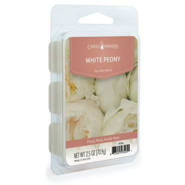 Candle Warmers Etc. 2.5 oz Classic Fragrance Wax Melt, White Peony