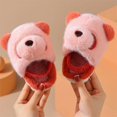 thumbnail image 1 of Zapatillas de algodón para niños y niñas, otoño e invierno, para interiores, suela suave, zapatillas de lana con dibujos de panda para bebés pequeños y medianos, 1 of 6