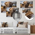 thumbnail image 4 of Designart "Majestic Guardian Elephant" Animals Metal Art Living Room, 4 of 5