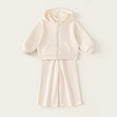 thumbnail image 4 of OSOLU Toddler Girls Suit Coat Child Two Piece New Hoodie Casual Spring Autumn Outfits Tracksuits Sweatsuit Baby Stylish Dailywear, 4-5 Years, 4 of 8