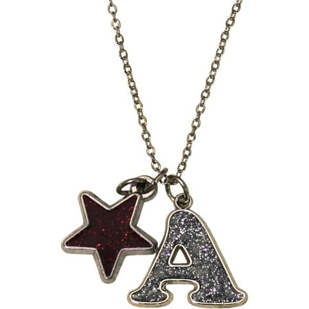 Gloria Duchin Glitter Initial A Necklace