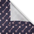 thumbnail image 6 of Ambesonne Victorian Valance & Curtain, Repetitive Pink Keys Art, 55"x36", Dark Blue Grey and Blush, 6 of 7