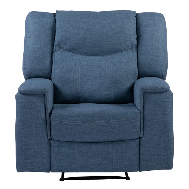 Sillón Reclinable Mecedora Konrads 1 Plaza Azul Denim