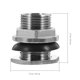 thumbnail image 2 of unbranded Adaptador Para De Agua En Acero Inoxidable Con Junta Antideslizante, 2 of 6