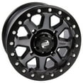 thumbnail image 2 of (4 pack) 4/137 Tusk Uinta Beadlock Wheel 14x7 5.0 + 2.0 Gunmetal/Black for Can-Am Outlander 500 Efi 2009-2015, 2 of 7