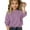 Purple, variant on YunPes Solid Knit Sweater for Kids Boys Girls Crew Neck Soft Long Sleeve Pullover Shirt Fall Winter Warm Casual Tops