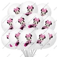thumbnail image 3 of Globos de látex de Minnie Mouse de 12 pulgadas, suministros para fiestas, globos de fiesta de Minnie rosa, para decoración de bodas, fiestas de cumpleaños, 10 o 20 unidades, 3 of 5
