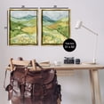 thumbnail image 3 of Stupell Industries Meadow with Rolling Hills Landscape & Nature Painting Gold Floater Framed Canvas Art Print Wall Art, 25 x 31, Set of 2, 3 of 9
