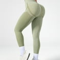 thumbnail image 4 of HOMBOM Winter Leggings for Womens Green Yoga High Waist Seamless Ladies Pants Training L, 4 of 6