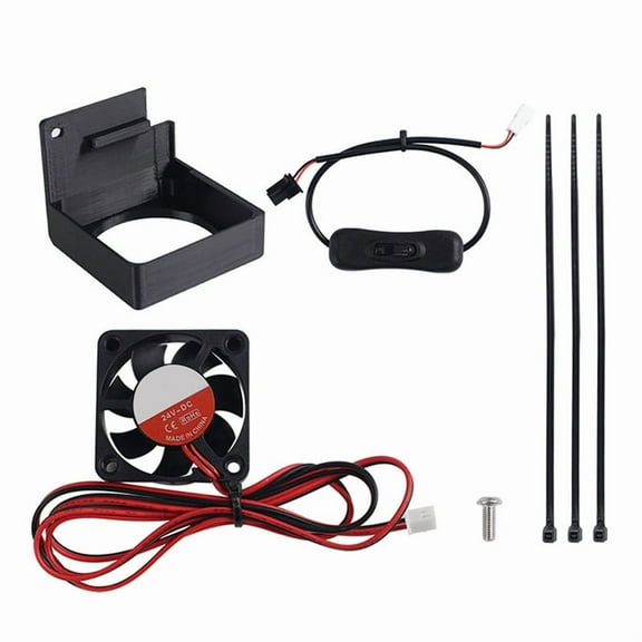 Extruder Motor Cooling Fan for Bambu-Lab A1/A1 Mini 3D Printer Cooling Fan 4010 24V ABS As Shown,1 x Extruder Motor Cooling Fan kit