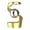 Golden and Silver, variant on Gravities Defying Desk Toy Attractive Desktop Ornament for Adults Home Decor Golden and