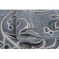 thumbnail image 6 of Madison Transitional 8' Round Gray and Cream Polypropylene Indoor Area Rug, 6 of 9