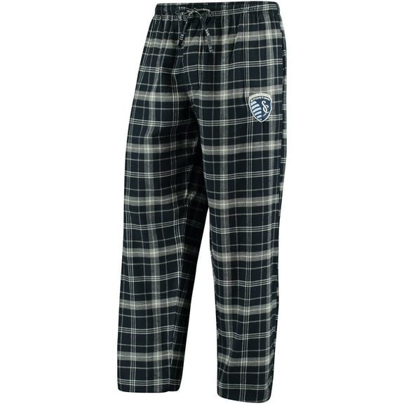 Men's Concepts Sport Navy/Gray Sporting Kansas City Ultimate Flannel Sleep Pants