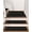 Stair Landing Mat-black-1'8" x 2'8" (Rectangular)-1, variant on Stair Treads Brown 8" X 30" 15 Pack Indoor Non-Slip Use