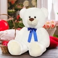 thumbnail image 6 of MaoGoLan 35.4" White Giant Teddy Bear Soft Stuffed Animals Plush Big Bear Toy with Tie, 6 of 10