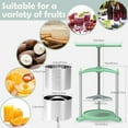 thumbnail image 3 of SQUEEZE master Cheese Tincture Herb Fruit Wine Manual Press-1.6Gallon/ 6 Litre with Triangular Structure & T-Handle-Stainless Steel for Juice, Cider,Wine,Olive Oil, 3 of 6