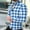 Blue N1, variant on qolati Button Up Shirts for Men Classic Fit Long Sleeve Dress Work Shirts Lightweight Casual Regular Fit Fall Plaid Shirts