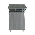 thumbnail image 4 of GIA Design Group Gray Home Office Computer Desk with Storage Cabinet,Writing Desk for Home Office, 4 of 5
