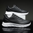 thumbnail image 6 of Men'S Black Breathable And Comfortable Casual Sports Shoes for Autumn, Lightweight And Versatile Travel Shoes Available in Sizes 39-48, 6 of 8