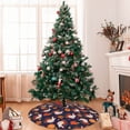 thumbnail image 7 of Sikiie Turkey And Thanksgiving 30-48 inches {designName} Print Christmas Tree Skirt Snowman Xmas Tree Skirt with Edge Christmas Decorations for Holiday Party-36", 7 of 7