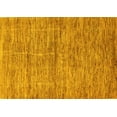 thumbnail image 1 of Ahgly Company Machine Washable Indoor Rectangle Abstract Yellow Modern Area Rugs, 6' x 9', 1 of 4