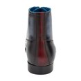thumbnail image 3 of Belvedere Greco Black/Gray/Burgundy Ostrich Quill /Italian Leather Boots R79, 3 of 5