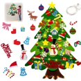 thumbnail image 1 of Árbol de Navidad Montessori de Fieltro BCBU 100 cm Set DIY con Luces, 1 of 7
