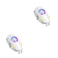 thumbnail image 3 of Sidaley Ventilador de refrigeración para teléfono inteligente con luz RGB, radiador portátil, disipador de calor de disipación de juego Blanco 2piezas, 3 of 6