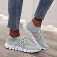 thumbnail image 4 of Espadrilles de Course Respirantes en Maille pour Femmes, Espadrilles de Marche Estivales Élégantes avec Design Décontracté en Maille Volante, 4 of 7