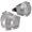 Silver Medieval, variant on Armory Replicas Medieval Inspired Functional Knee Armor Set - Adjustable Leather Straps - Perfect for Display