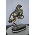 thumbnail image 6 of Nifao Remington Rattlesnake silver finish Bronze Statue – Bronze Statue, Western Art, 17"L x 11"W x 23"H, 6 of 11