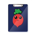 thumbnail image 1 of Cute Cartoon Radish Sle Happy Clipboard Folder Writing Pad Backing Plate A4, 1 of 4