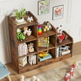 thumbnail image 6 of Montessori Shelf 6-Section Wooden Storage Cabinet,  Toy Storage Organizer Book Shelf for  Rooms, Classroom, Playroom, Nursery, Preschool Book Shelves, 6 of 14
